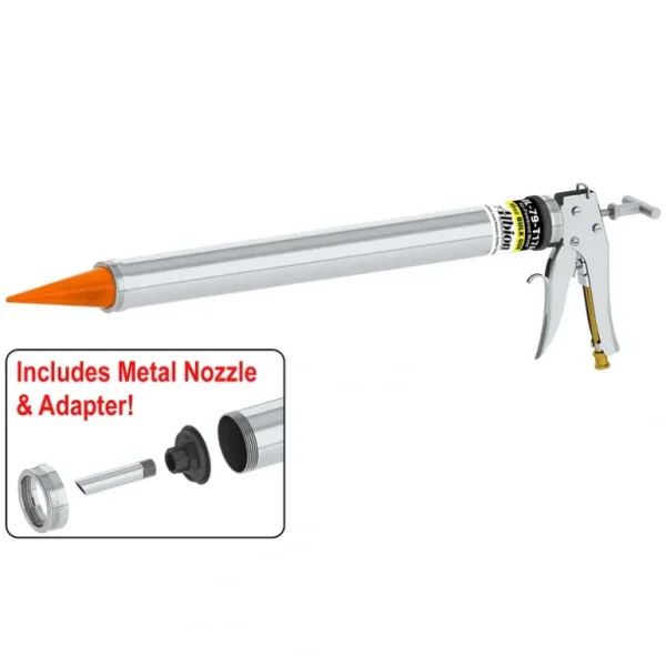 Albion Engineering DL-79-T17A 45oz Core Air-Powered Bulk Gun w/ Orange Cone Nozzles - One-stop shop for professional tools and equipment.^ Power Tools
