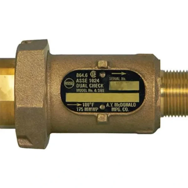 A.Y. McDonald 5135-232 711-3Np 43 Inline Dlchk 3/4 Meterx3/4 Mnpt-Nl - One-stop shop for professional tools and equipment.^ Hand