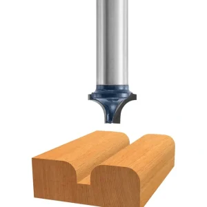Discount Bosch 85471M 1/4 In. X 1/2 In. Carbide Tipped Plunge Roundover Bit - One-stop shop for professional tools and equipment. Full