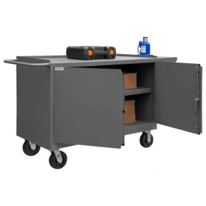 Sale Durham 3400-95 MOBILE BENCH CABINET, 1 SHELF, 2 DOORS, 24-1/4 X 66-1/8 X 37-3/4 - One-stop shop for professional tools and equipment. Hand