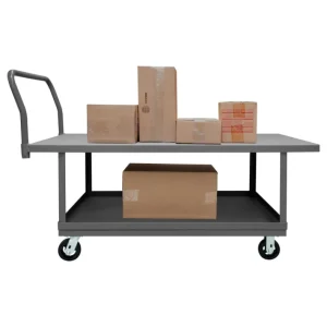 Sale Durham WHPT30605MR95 PLATFORM TRUCK, WORK HEIGHT, 2 SHELF , 2000 LBS. CAPACITY, 30 X 60 - One-stop shop for professional tools and equipment. Hand