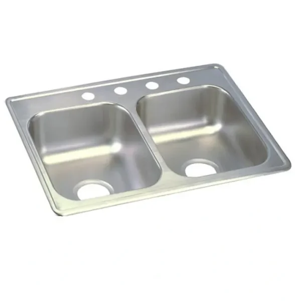 Flash Sale Elkay D22519 Dayton® Stainless Steel 25& x 19& x 6-5/16& Equal Double Bowl Drop-in Sink - One-stop shop for professional tools and equipment. Full