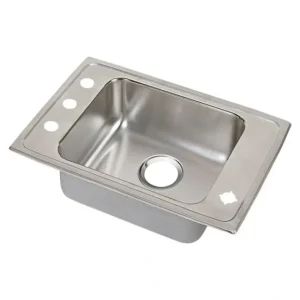 Discount Elkay DRKADQ2517602 Lustertone® Classic Stainless Steel 25& x 17& x 6& 2-Hole Single Bowl Drop-in Classroom ADA Sink with Quick-clip - One-stop shop for professional tools and equipment. Full
