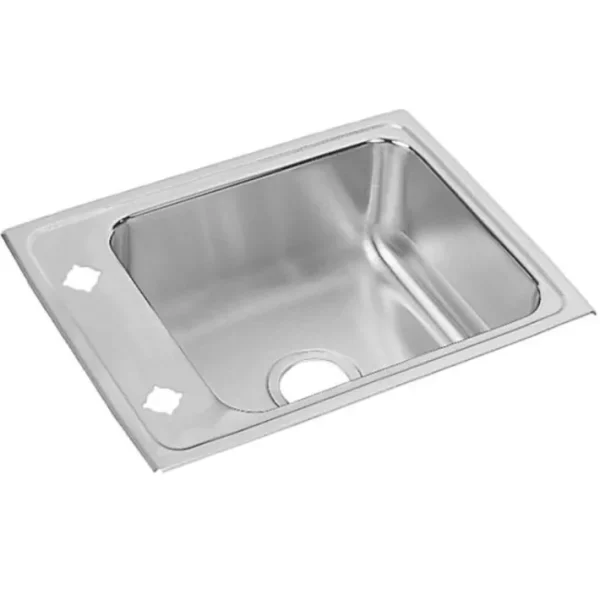 Cheap Elkay DRKADQ221760 Lustertone® Classic Stainless Steel 22& x 17& x 6& Single Bowl Drop-in Classroom ADA Sink with Quick-clip - One-stop shop for professional tools and equipment. Full
