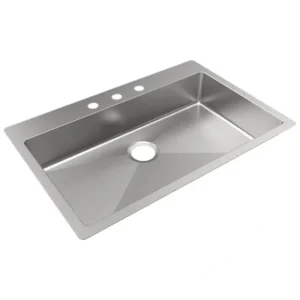 Flash Sale Elkay ECTSRSAD3322603 Crosstown® 18 Gauge Stainless Steel 33& x 22& x 6& 3-Hole Single Bowl Dual Mount ADA Sink - One-stop shop for professional tools and equipment. Full