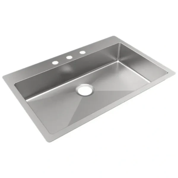 Flash Sale Elkay ECTSRSAD3322603 Crosstown® 18 Gauge Stainless Steel 33& x 22& x 6& 3-Hole Single Bowl Dual Mount ADA Sink - One-stop shop for professional tools and equipment. Full
