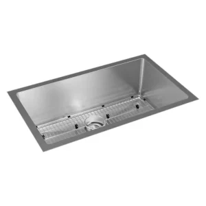 Best Elkay EFRU311610TC Crosstown® 16 Gauge Stainless Steel 32-1/2& x 18& x 10& Single Bowl Undermount Sink Kit - One-stop shop for professional tools and equipment. Full