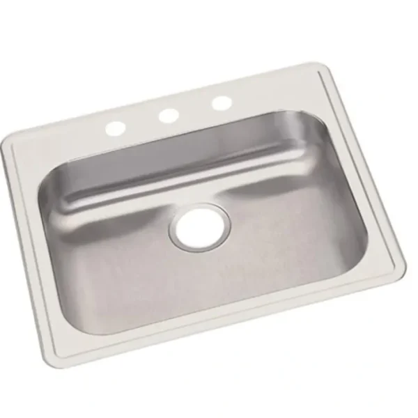 Flash Sale Elkay GE12521 Dayton® Stainless Steel 25& x 21-1/4& x 5-3/8& Single Bowl Drop-in Sink - One-stop shop for professional tools and equipment. Full