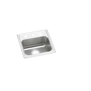 Best Elkay LRAD171645 Lustertone® Classic Stainless Steel 17& x 16& x 4-1/2& Single Bowl Drop-in ADA Sink - One-stop shop for professional tools and equipment. Full