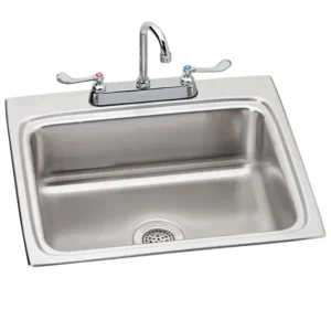 Flash Sale Elkay LR2522C Lustertone® Classic Stainless Steel 25& x 22& x 8-1/8& 3-Hole Single Bowl Drop-in Sink + Faucet Kit - One-stop shop for professional tools and equipment. Full