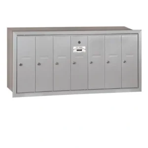 Fashion Mailboxes 3507ARU Salsbury Vertical Mailbox - 7 Doors - Aluminum - Recessed Mounted - USPS Access - One-stop shop for professional tools and equipment. Full