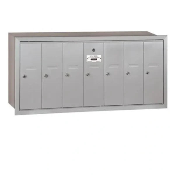 Fashion Mailboxes 3507ARU Salsbury Vertical Mailbox - 7 Doors - Aluminum - Recessed Mounted - USPS Access - One-stop shop for professional tools and equipment. Full