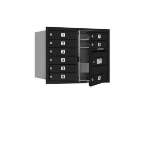 Flash Sale Mailboxes 3706D-09BFP Salsbury 6 Door High Recessed Mounted 4C Horizontal Mailbox with 9 Doors in Black with Private Bccess - Front Loading - One-stop shop for professional tools and equipment. Full