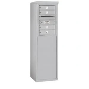 Flash Sale Mailboxes 3906S-04AFP Salsbury 6 Door High Free-Standing 4C Horizontal Mailbox with 4 Doors in Aluminum with Private Access - One-stop shop for professional tools and equipment. Full