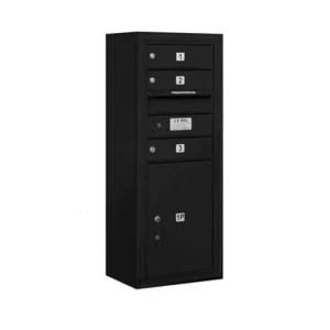 Fashion Mailboxes 3810S-03BFP Salsbury 10 Door High Surface Mounted 4C Horizontal Mailbox with 3 Doors and 1 Parcel Locker in Black with Private Bccess - One-stop shop for professional tools and equipment. Full