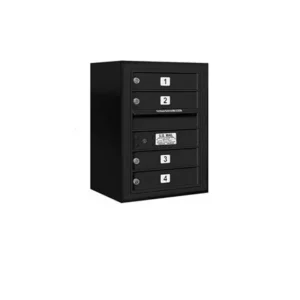 Flash Sale Mailboxes 3806S-04BFU Salsbury 6 Door High Surface Mounted 4C Horizontal Mailbox with 4 Doors in Black with USPS Bccess - One-stop shop for professional tools and equipment. Full