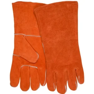 Clearance MCR Safety 4300B MCR Safety Welding Leather Welding Work Gloves Russett Economy Grade Shoulder Leather Wing Thumb (1 DZ) - One-stop shop for professional tools and equipment. Full