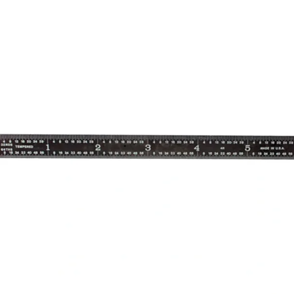 Flash Sale PEC Tools 502-012EZ 12″ 5R Rigid Black Chrome Rule - One-stop shop for professional tools and equipment. Full
