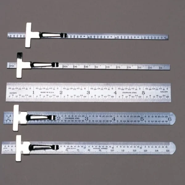 Fashion PEC Tools 7206-SS6 6″ Square End Rule Rigid - One-stop shop for professional tools and equipment. Full